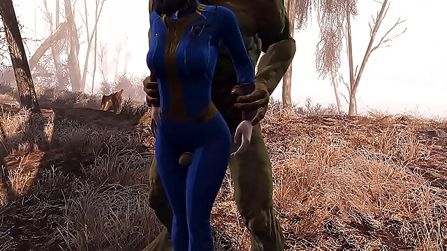 Hentai, Outdoor, Lovers, 3D