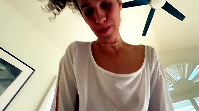 Creampie, Lingerie, Brunette, HD, MILF POV, POV (Point Of View)