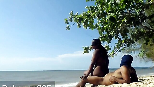 Webcam (Recorded), African, Tourist, Brunette, Outdoor, Ebony